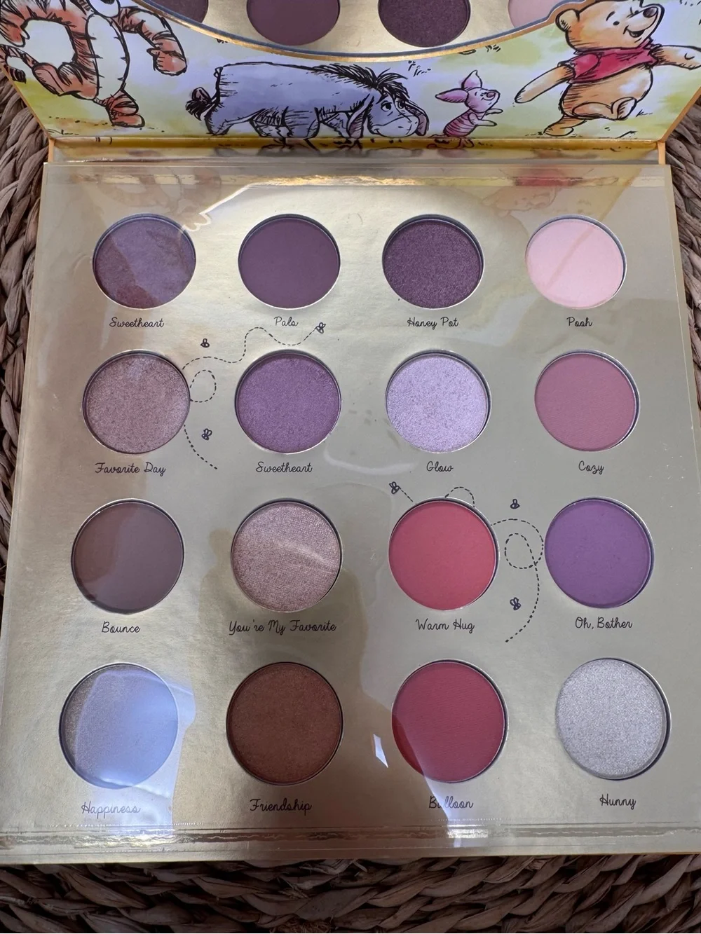 DISNEY Winnie the Pooh Plush Eyeshadow Palette, NEW